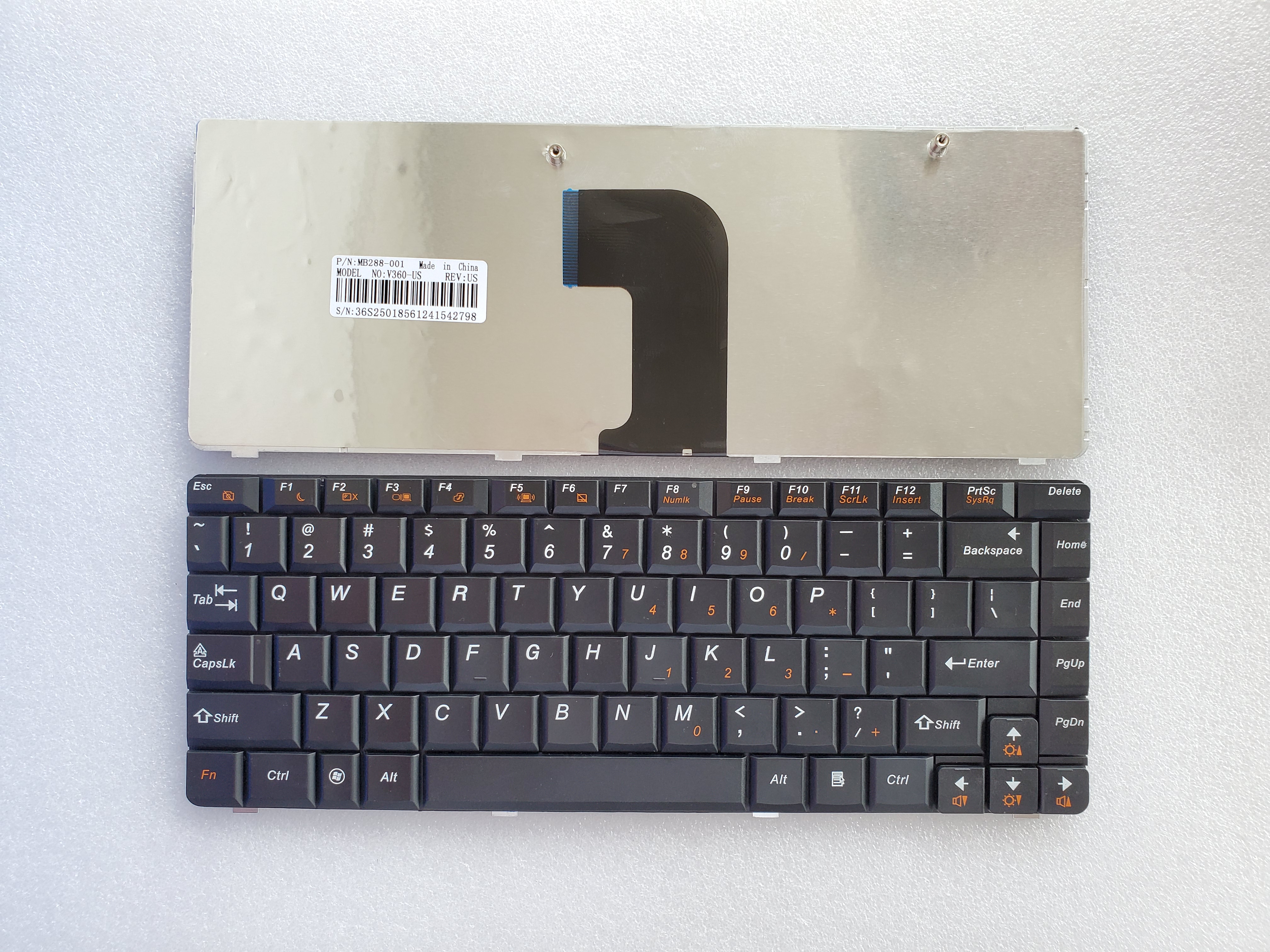Picture of New Replacement Laptop Keyboard For LENOVO V360/U450 BLACK (OEM) US Layout